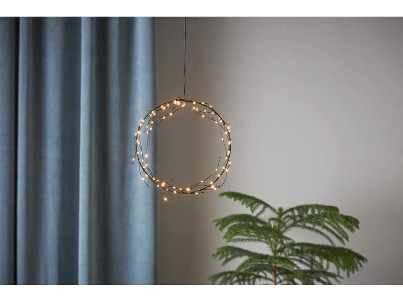 Star Trading LED-Weihnachtskranz Nike 24 cm Ø Indoor 4 Star Trading LED-Weihnachtskranz Nike 24 cm Ø Indoor – Bild 4