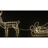 Dameco LED-Figur Rentier mit Schlitten, 52 x 130 cm