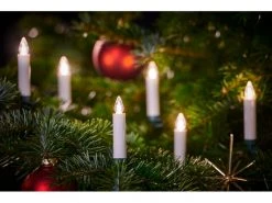 Lumix LED Baumkerze SuperLight Flame, Elfenbein, 12er-Starter Set -Weihnachtsbeleuchtung Verkäufe 185538015 xxl