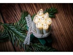 Lumix LED Baumkerze SuperLight Flame, Elfenbein, 12er-Starter Set -Weihnachtsbeleuchtung Verkäufe 185538155 xxl