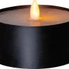 Star Trading LED Teelicht Maxi Ø 10 x 7 cm, Schwarz