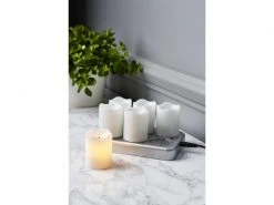 Star Trading LED-Kerzen Set Chargeme Ø 4 x 7 cm, Weiss, 6 Stk -Weihnachtsbeleuchtung Verkäufe 189401361 xxl