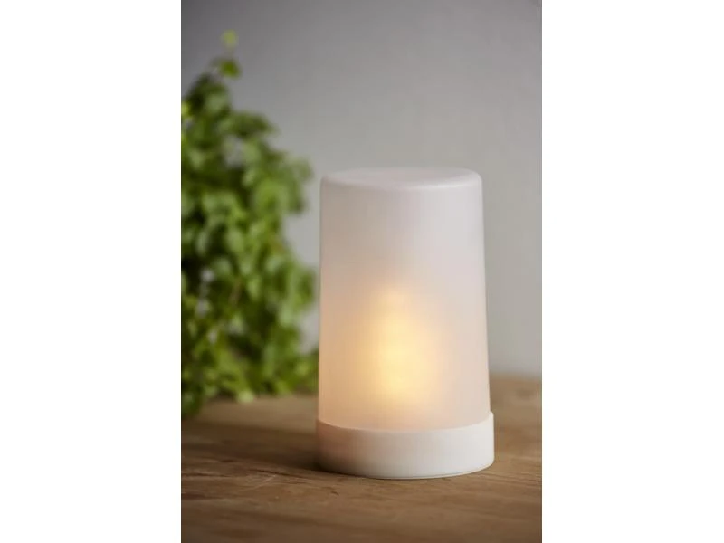 Star Trading LED-Kerze Pillar Flamme Ø 9 x 14.5 cm, Weiss 3 Star Trading LED-Kerze Pillar Flamme Ø 9 x 14.5 cm, Weiss – Bild 3