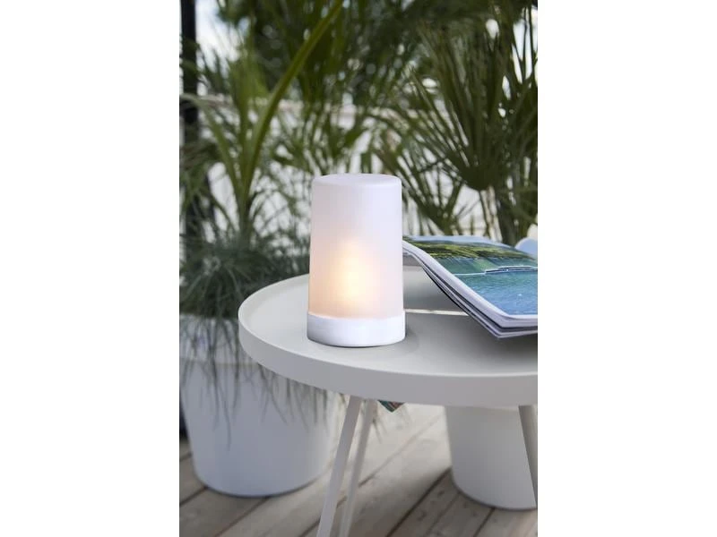 Star Trading LED-Kerze Pillar Flamme Ø 9 x 14.5 cm, Weiss 5 Star Trading LED-Kerze Pillar Flamme Ø 9 x 14.5 cm, Weiss – Bild 5