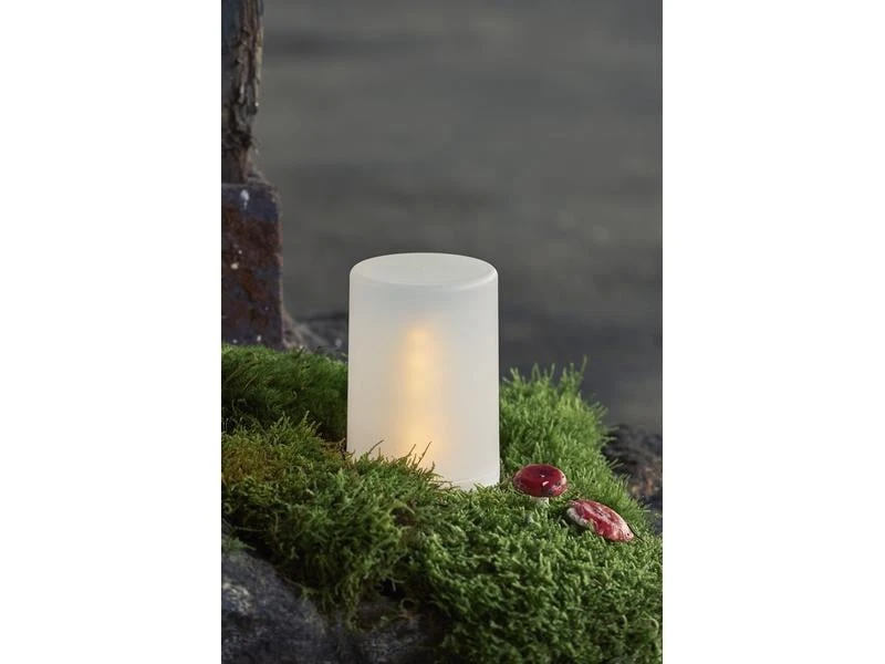 Star Trading LED-Kerze Pillar Flamme Ø 9 x 14.5 cm, Weiss 7 Star Trading LED-Kerze Pillar Flamme Ø 9 x 14.5 cm, Weiss – Bild 7