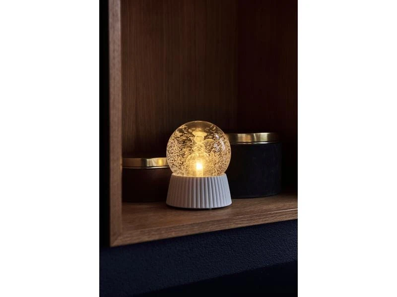 Sirius Schneekugel Elisabeth, Ø 10 cm, Weiss 3 Sirius Schneekugel Elisabeth, Ø 10 cm, Weiss – Bild 3