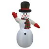 FTM LED-Figur Schneemann, 69 x 180 cm, Weiss