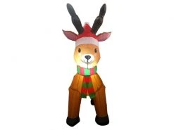 FTM LED-Figur Rentier, 85 x 120 cm, Braun