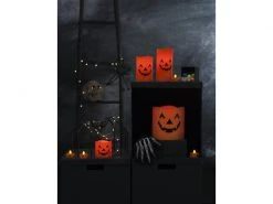 Star Trading LED-Kerze Halloween, Ø 15 x 15 cm, Orange -Weihnachtsbeleuchtung Verkäufe 208108266 xxl