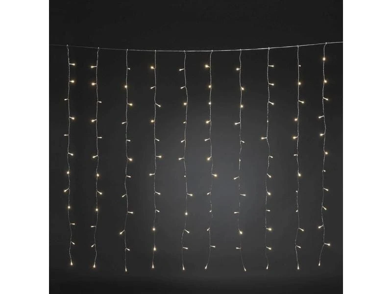 Konstsmide LED-Lichtervorhang für das Fenster 120 LED, 1.4 m, Indoor 2 Konstsmide LED-Lichtervorhang für das Fenster 120 LED, 1.4 m, Indoor – Bild 2