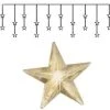 Star Trading LED-Lichtervorhang Stern 20 LED, 180 cm