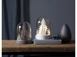 Star Trading Tischdeko Kupol Winterwald 17.5 cm, Weiss -Weihnachtsbeleuchtung Verkäufe 209069402 xxl