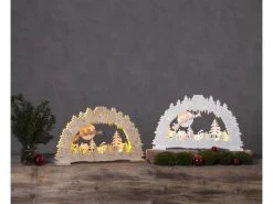 Star Trading Kerzenleuchter Ulm, 43 cm, Weiss -Weihnachtsbeleuchtung Verkäufe 209070984 xxl