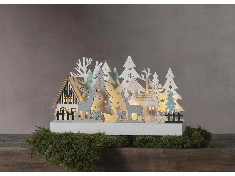 Star Trading Kerzenleuchter Reinbek Landschaft, 30 cm, Holz 5 Star Trading Kerzenleuchter Reinbek Landschaft, 30 cm, Holz – Bild 5