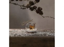 Star Trading Tischdeko Kugel Fauna, 9 cm, Braun -Weihnachtsbeleuchtung Verkäufe 209076299 xxl