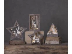 Star Trading Tischdeko Stern Fauna, 34 cm, Holz -Weihnachtsbeleuchtung Verkäufe 209076620 xxl