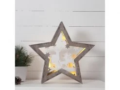 Star Trading Tischdeko Stern Fauna, 34 cm, Holz -Weihnachtsbeleuchtung Verkäufe 209077615 xxl
