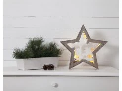 Star Trading Tischdeko Stern Fauna, 34 cm, Holz -Weihnachtsbeleuchtung Verkäufe 209077617 xxl