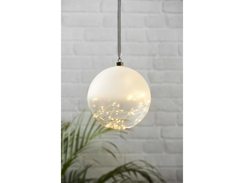 Star Trading Weihnachtskugel Glow, 50 LED, 20 cm, indoor 3 Star Trading Weihnachtskugel Glow, 50 LED, 20 cm, indoor – Bild 3