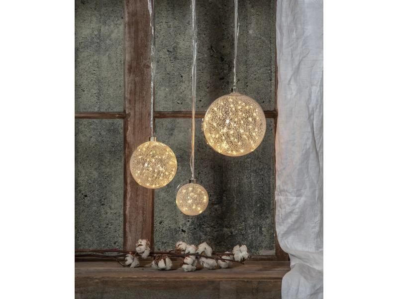 Star Trading Weihnachtskugel Glow Snow, 30 LED, 15 cm, indoor 6 Star Trading Weihnachtskugel Glow Snow, 30 LED, 15 cm, indoor – Bild 6