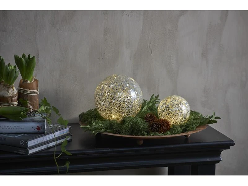 Star Trading Glasdekoration Star Fall 10 LED, 10 cm, indoor 5 Star Trading Glasdekoration Star Fall 10 LED, 10 cm, indoor – Bild 5