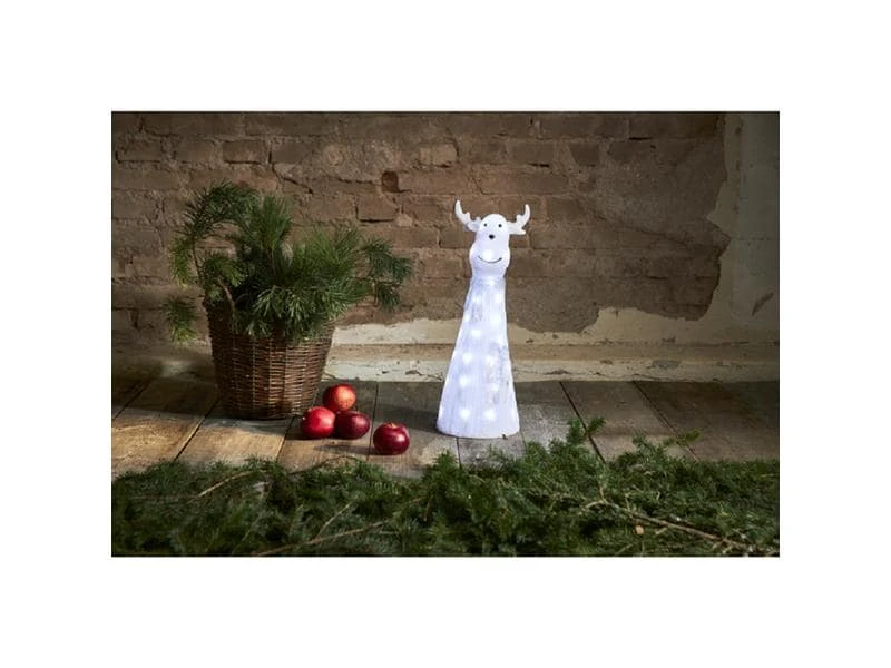 Star Trading LED-Figur Crystalo Hirsch 40 LED, 51.5 cm, outdoor 2 Star Trading LED-Figur Crystalo Hirsch 40 LED, 51.5 cm, outdoor – Bild 2