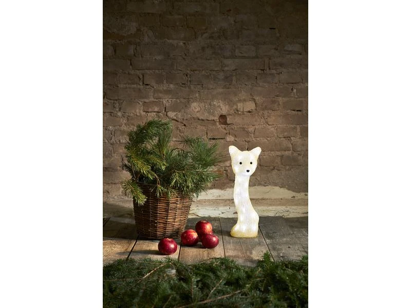 Star Trading LED-Figur Crystalo Fuchs, 41.5 cm, Beige 4 Star Trading LED-Figur Crystalo Fuchs, 41.5 cm, Beige – Bild 4