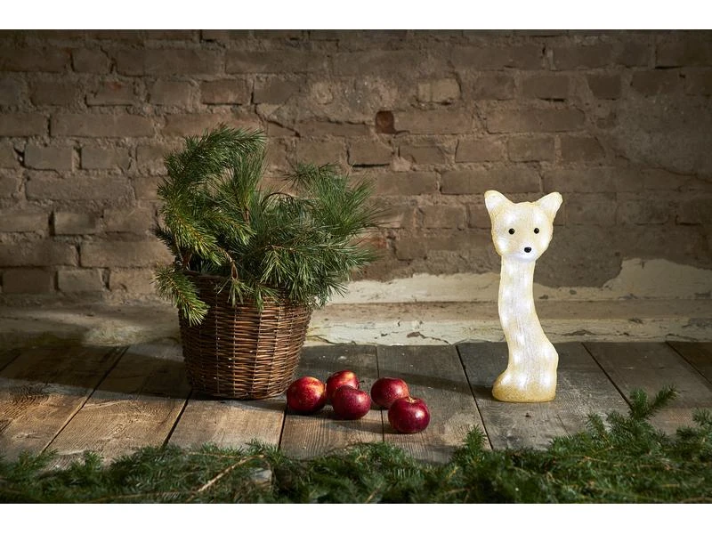 Star Trading LED-Figur Crystalo Fuchs, 41.5 cm, Beige 5 Star Trading LED-Figur Crystalo Fuchs, 41.5 cm, Beige – Bild 5