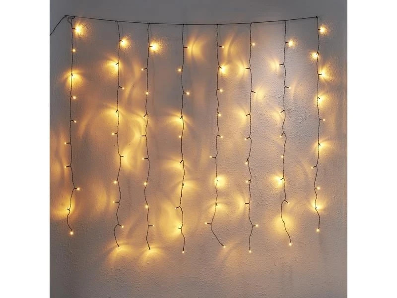 Star Trading LED-Lichtervorhang Golden 80 LED, 130 cm, outdoor 1 Star Trading LED-Lichtervorhang Golden 80 LED, 130 cm, outdoor