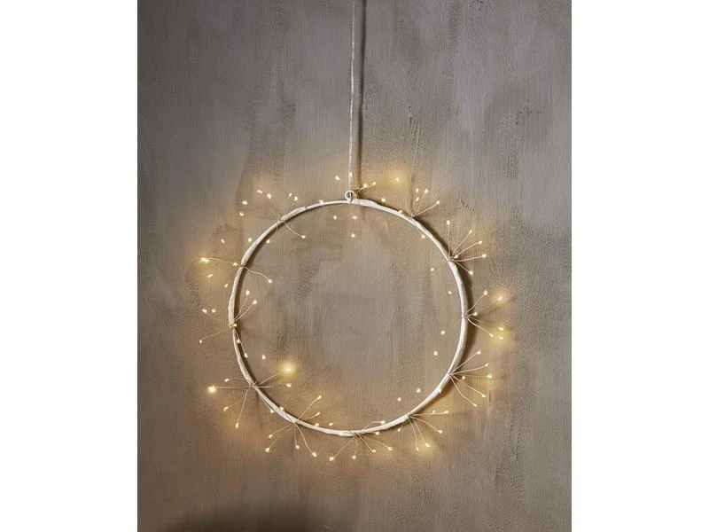 Star Trading Kranz Halo, Ø 30 cm, Weiss 4 Star Trading Kranz Halo, Ø 30 cm, Weiss – Bild 4