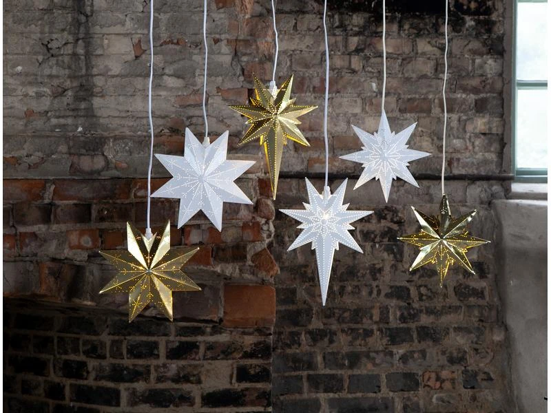 Star Trading Fensterhänger Metallstern Classic, 28 cm, Messing 12 Star Trading Fensterhänger Metallstern Classic, 28 cm, Messing – Bild 12