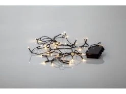 Star Trading LED-Lichterkette Akku 40 LED, 280 cm, outdoor