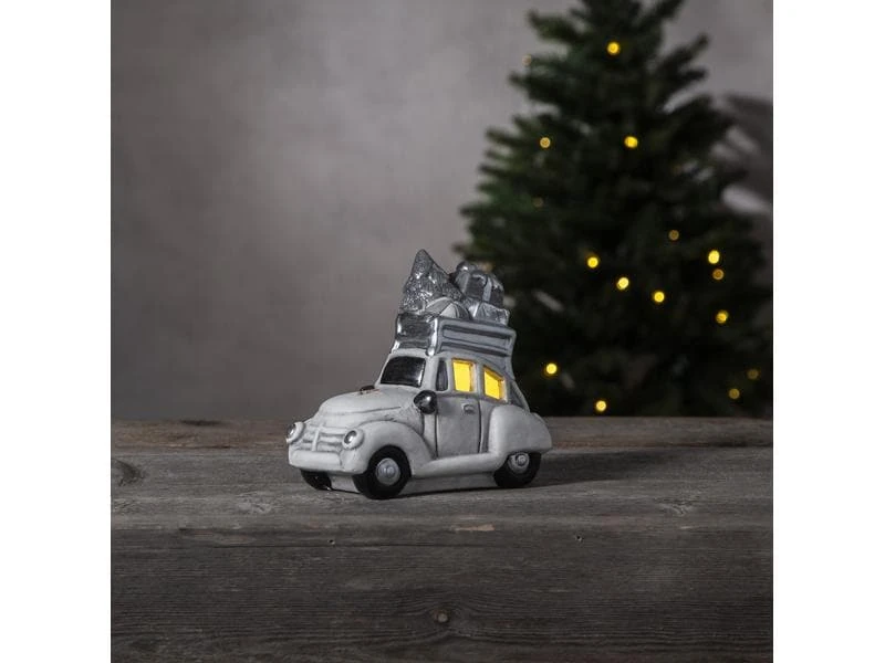 Star Trading LED-Figur Auto mit Gepäck, 15 cm, Weiss 5 Star Trading LED-Figur Auto mit Gepäck, 15 cm, Weiss – Bild 5