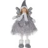 Star Trading LED-Figur Engel Nova Grau, 13 LED, 55 cm, indoor