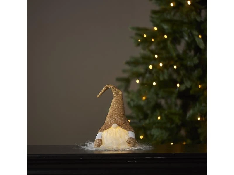 Star Trading LED-Figur Wichtel Braun, 1 LED, 28 cm, indoor 3 Star Trading LED-Figur Wichtel Braun, 1 LED, 28 cm, indoor – Bild 3