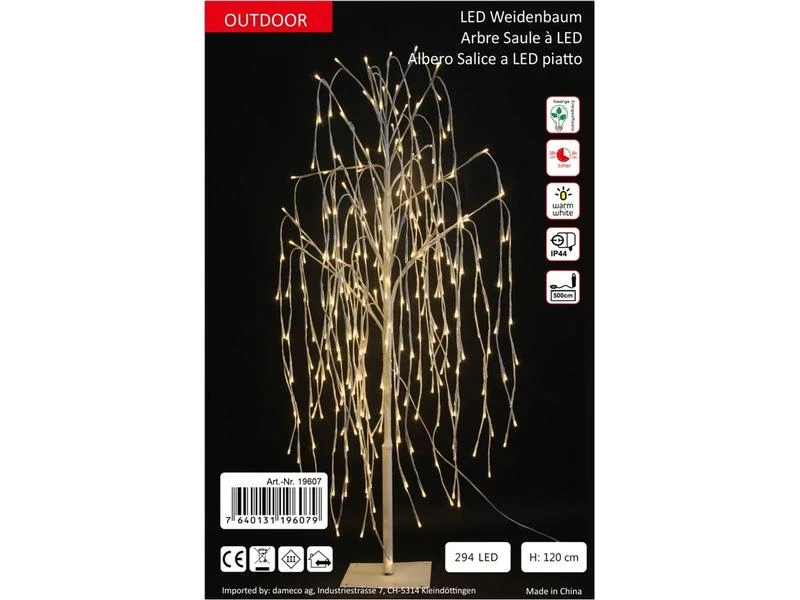Dameco Baum Weidenbaum, 294 LEDs, 120 cm 2 Dameco Baum Weidenbaum, 294 LEDs, 120 cm – Bild 2