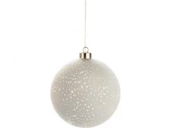 STT Hänger Glamour Ball L, Ø 15 cm, Weiss