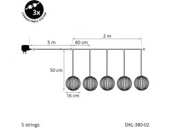 STT LED-Lichterkette Royal Ball 550 LED, Ø 16 cm -Weihnachtsbeleuchtung Verkäufe 210445101 xxl