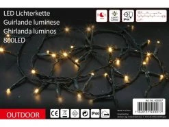 Dameco LED-Lichtervorhang 800 LED, 48 m, Outdoor -Weihnachtsbeleuchtung Verkäufe 210940036 xxl