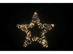 Dameco Tischdeko Stern, 30 cm, Silber