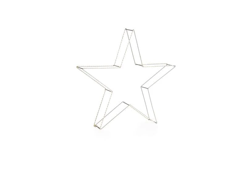 STT 3D LED Stern Argento 400 LED, Ø 78 cm 1 STT 3D LED Stern Argento 400 LED, Ø 78 cm