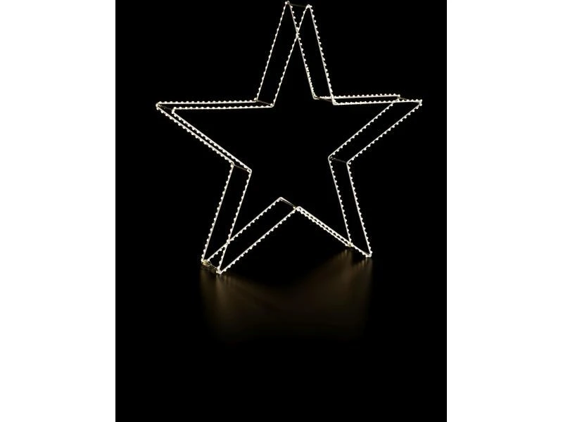 STT 3D LED Stern Argento 400 LED, Ø 78 cm 2 STT 3D LED Stern Argento 400 LED, Ø 78 cm – Bild 2