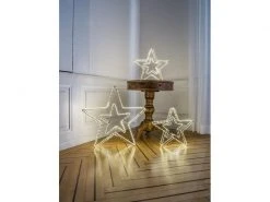 STT Tischdeko 3D Stern Doppelt Argento, Ø 38 cm -Weihnachtsbeleuchtung Verkäufe 211052693 xxl