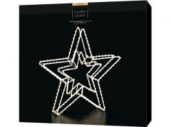 STT Tischdeko 3D Stern Doppelt Argento, Ø 38 cm -Weihnachtsbeleuchtung Verkäufe 211052698 xxl