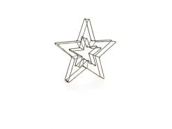 STT Dekolicht 3D Stern Doppelt Nero, Ø 58 cm