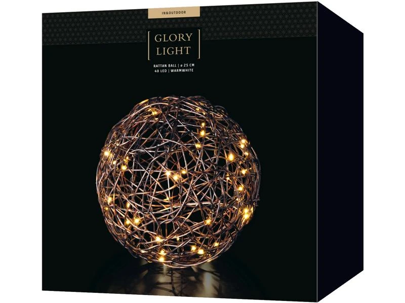 STT Dekolicht Rattan Ball, Ø 25 cm 3 STT Dekolicht Rattan Ball, Ø 25 cm – Bild 3