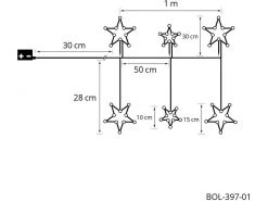 STT Dekolicht 2D Star Set, 3 Stück -Weihnachtsbeleuchtung Verkäufe 211062276 xxl