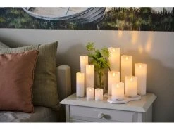 Sirius LED-Stabkerzen Set Sara Tall, Ø 2 x 25 cm, Weiss, Aufladbar -Weihnachtsbeleuchtung Verkäufe 216385539 xxl 2