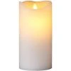Sirius LED-Kerze Sara, Ø 7.5 x 15 cm, Weiss, Wiederaufladbar