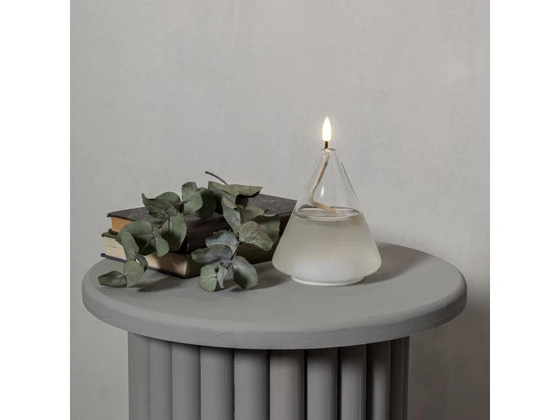 Star Trading LED-Kerze Flamme Float, Ø 11 x 15.5 cm, Transparent 2 Star Trading LED-Kerze Flamme Float, Ø 11 x 15.5 cm, Transparent – Bild 2